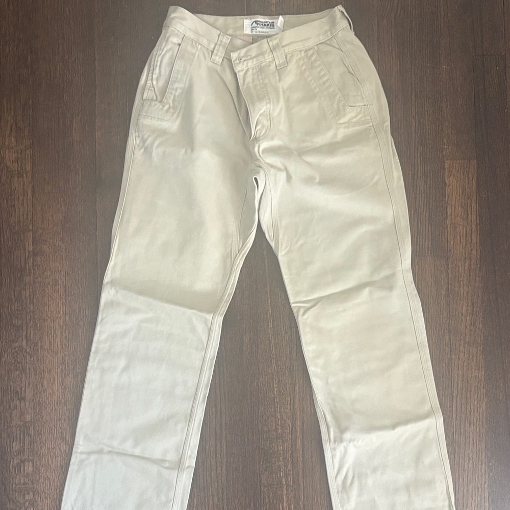 Mountain Khakis Beige Slim Fit Trousers
